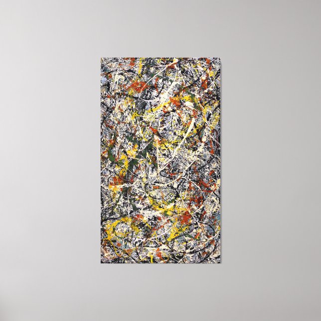 Impressão Em Tela J. P. - Número 3 TIGER - 1949 - Pintura de ação (Frente)