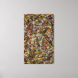 Impressão Em Tela J. P. - Número 5 - 1948 - Pintura de ação -