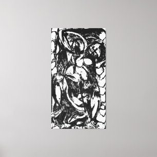 Impressão Em Tela J. P. - NÚMERO 5 - 1952 - Aromas pretos -