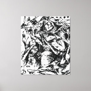 Impressão Em Tela J. P. - NÚMERO 6 - 1952 - Aromas pretos -