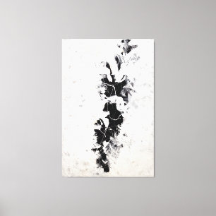 Impressão Em Tela J. P. - O PROFUNDO (1953) - Expressionismo Abstrat