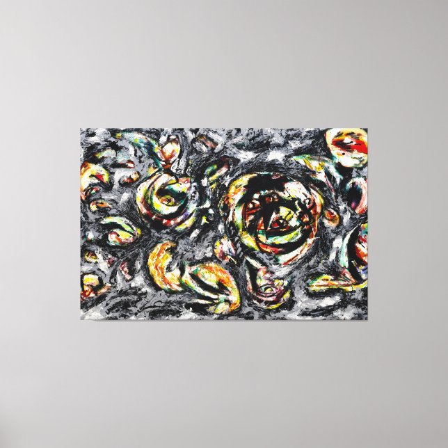 Impressão Em Tela J. P. - OCEAN GRAYNESS - 1953 - Abstrato - (Frente)