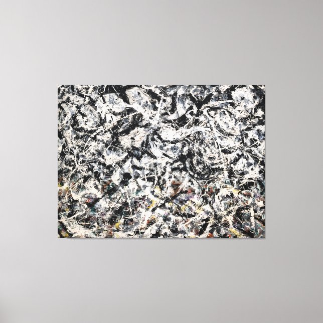 Impressão Em Tela J. P. - RAINBOW GRAYED - 1953 - Pintura de ação - (Frente)