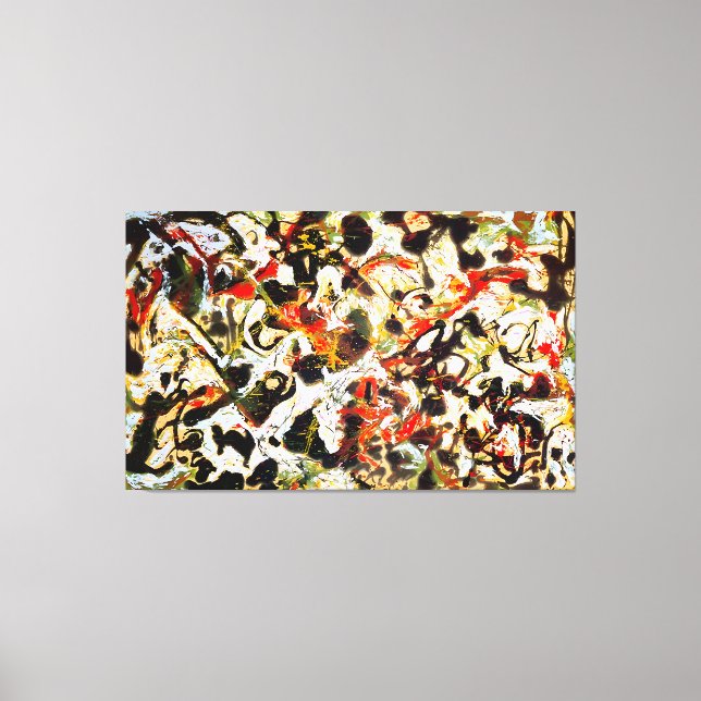 Impressão Em Tela J. P. - SEARCH - 1955 - Abstract Expressionism - (Frente)