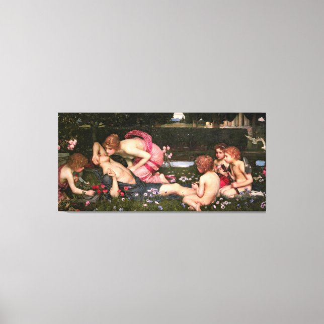 IMPRESSÃO EM TELA J. W. WATERHOUSE - O DESPERTAMENTO DE ADONIS - 189 (Frente)