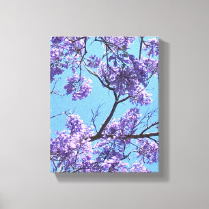 Impressão Em Tela Jacaranda Blossoms