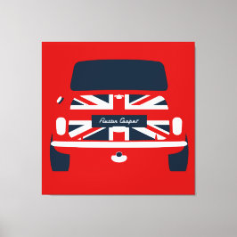 Impressão Em Tela Jack Classic original Union, Austin Mini Cooper