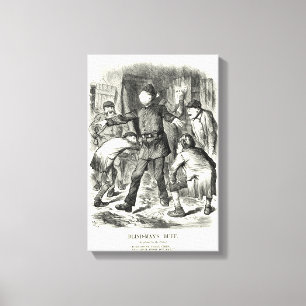 Impressão Em Tela Jack, o Estripador - Buff do Homem Cego, 1888