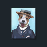 Impressão Em Tela Jack Russell em Boater<br><div class="desc">Pets</div>