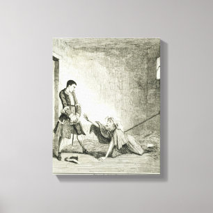 Impressão Em Tela Jack visita sua mãe no hospital de Bethlehem, Lon