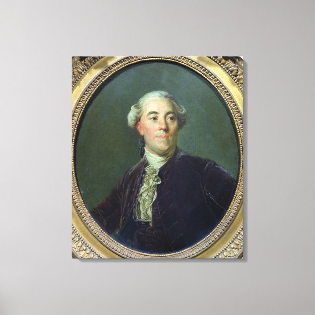 Impressão Em Tela Jacques Necker c.1781 (Frente)