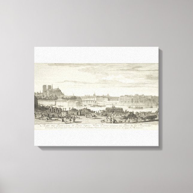 Impressão Em Tela Jacques Rigaud - Paris (Frente)