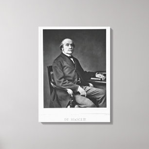 Impressão Em Tela Jacques Vencedor Albert de Broglie (1821-1901), de