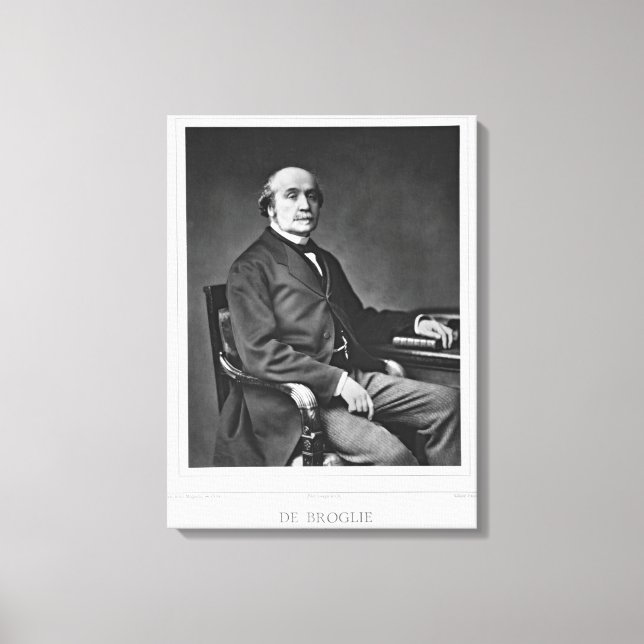 Impressão Em Tela Jacques Victor Albert de Broglie (1821-1901), de (Frente)
