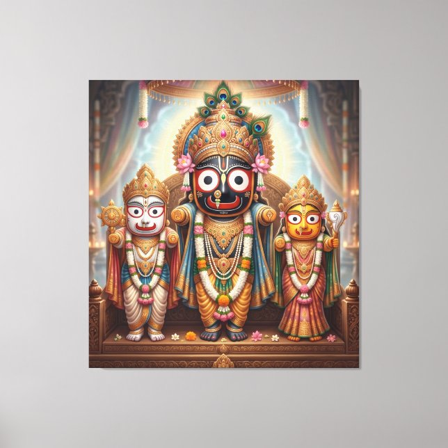 Impressão Em Tela Jagannath (Frente)