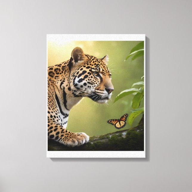 Impressão Em Tela Jaguar no Império Amazônico (Frente)