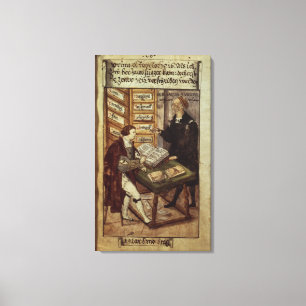 Impressão Em Tela Jakob Fugger em seu escritório, 1518