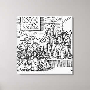 Impressão Em Tela James mim de Inglaterra e VI de Scotland