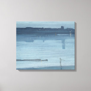 Impressão Em Tela James Whistler - Noite: Chelsea