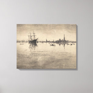 Impressão Em Tela James Whistler - Noturno, de Veneza