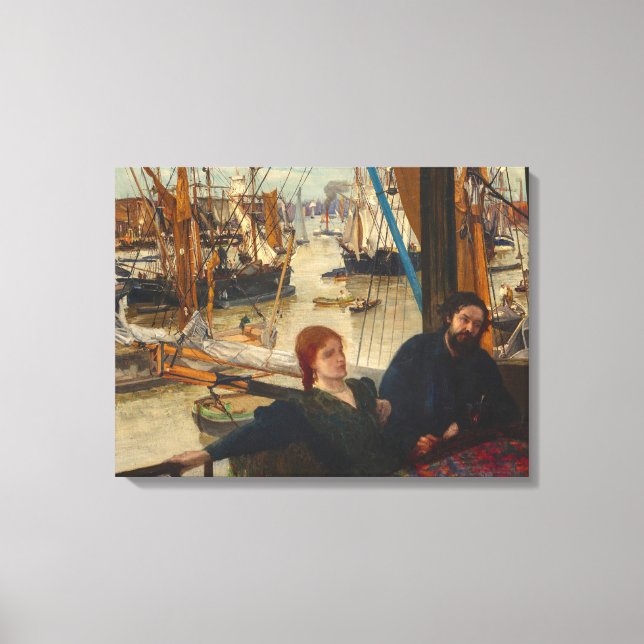 Impressão Em Tela James Whistler - Wapping (Frente)
