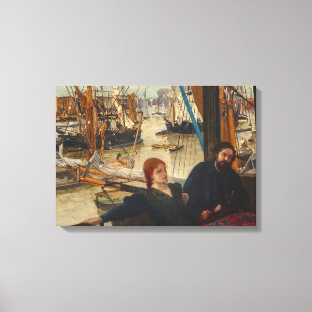 Impressão Em Tela James Whistler - Wapping (Frente)