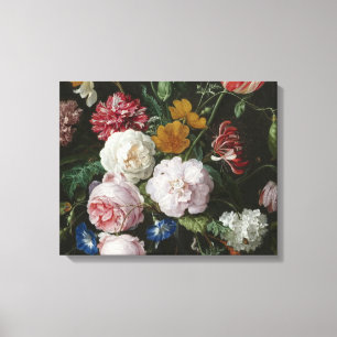 Impressão Em Tela Jan Davidsz. De Heem - Vida Estática Com Flores