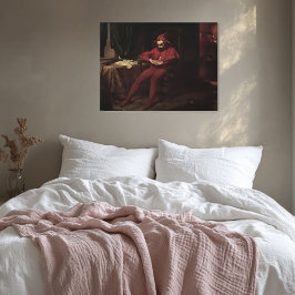 Impressão Em Tela Jan Matejko - Stanczyk durante uma bola, Harlequin