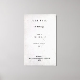 Impressão Em Tela Jane Eyre