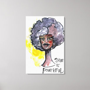 Impressão Em Tela Jane poderosa
