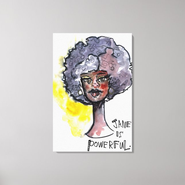 Impressão Em Tela Jane poderosa (Frente)