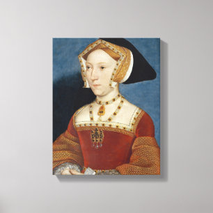 Impressão Em Tela Jane Seymour - Hans Holbien, o Jovem - 1536