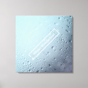 Impressão Em Tela janela de festas do inverno