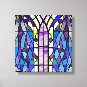 Impressão Em Tela Janela de Igreja