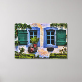 Impressão Em Tela Janela sobre Suiças - Antiga Farmhouse Europeia