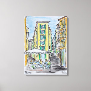 Impressão Em Tela Jantar Alafre em Nice Antigo Nice, França