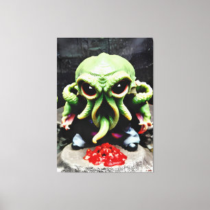 Impressão Em Tela Jantar com Cthulhu