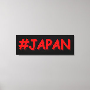 Impressão Em Tela "#JAPÃO" Design. Comprar Agora