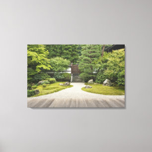Impressão Em Tela Japão, Quioto, Jardim do Templo Sennyuji