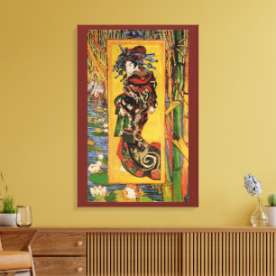 Impressão Em Tela Japonês Courtesan Oiran por Vincent van Gogh