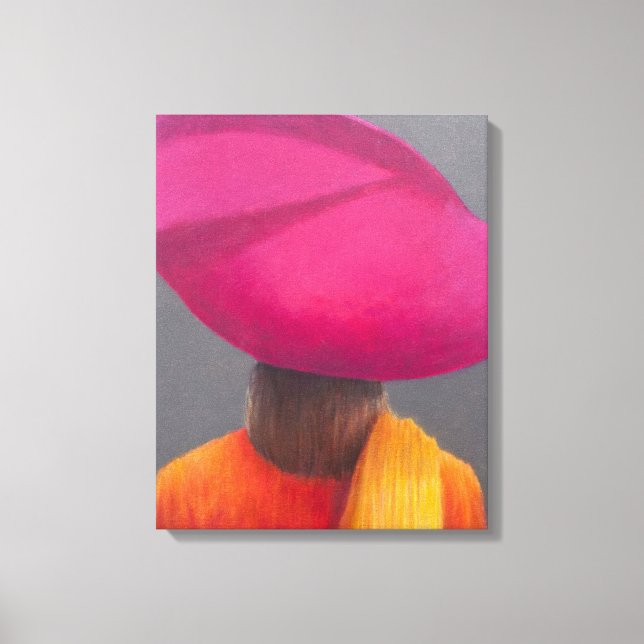 Impressão Em Tela Jaqueta Magenta Hat Saffron 2014 (Frente)