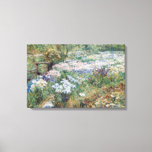Impressão Em Tela Jardim d'água Infância Hassam Fine Art