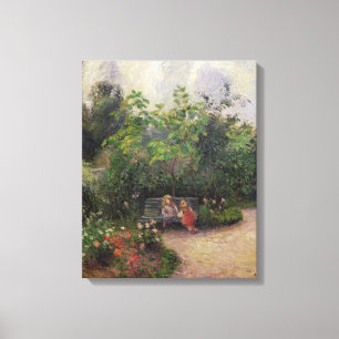 Impressão Em Tela Jardim de Camille Pissarro no eremitério