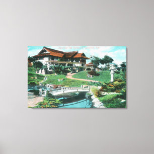 Impressão Em Tela Jardim de Chá Japonês ViewCoronado, CA