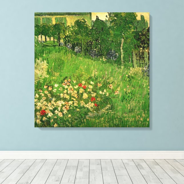Impressão Em Tela Jardim de Daubigny por Vincent van Gogh, Le Jardin (Insitu(piso de madeira))