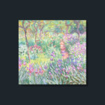 Impressão Em Tela Jardim de Giverny por Claude Monet<br><div class="desc">Claude Monet - Jardim em Giverny. Linda pintura impressionista de um jardim em Giverny por Claude Monet.</div>
