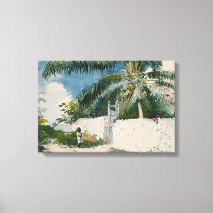 Impressão Em Tela Jardim de Nassau (Bahamas)