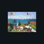 Impressão Em Tela Jardim de Sainte-Adresse | Claude Monet<br><div class="desc">Jardim de Sainte-Adresse,  ou Jardin à Sainte-Adresse (1867) pelo impressionista francês Claude Monet. A pintura retrata uma cena ensolarada de lazer contemporâneo na estância de verão de Monet,  em Sainte-Adresse. Use as ferramentas de design para adicionar texto personalizado ou personalizar a imagem.</div>