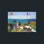 Impressão Em Tela Jardim de Sainte-Adresse | Claude Monet<br><div class="desc">Jardim de Sainte-Adresse,  ou Jardin à Sainte-Adresse (1867) pelo impressionista francês Claude Monet. A pintura retrata uma cena ensolarada de lazer contemporâneo na estância de verão de Monet,  em Sainte-Adresse. Use as ferramentas de design para adicionar texto personalizado ou personalizar a imagem.</div>