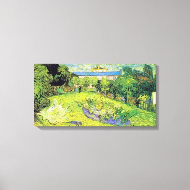 Impressão Em Tela Jardim de Vincent van Gogh Daubigny (Frente)